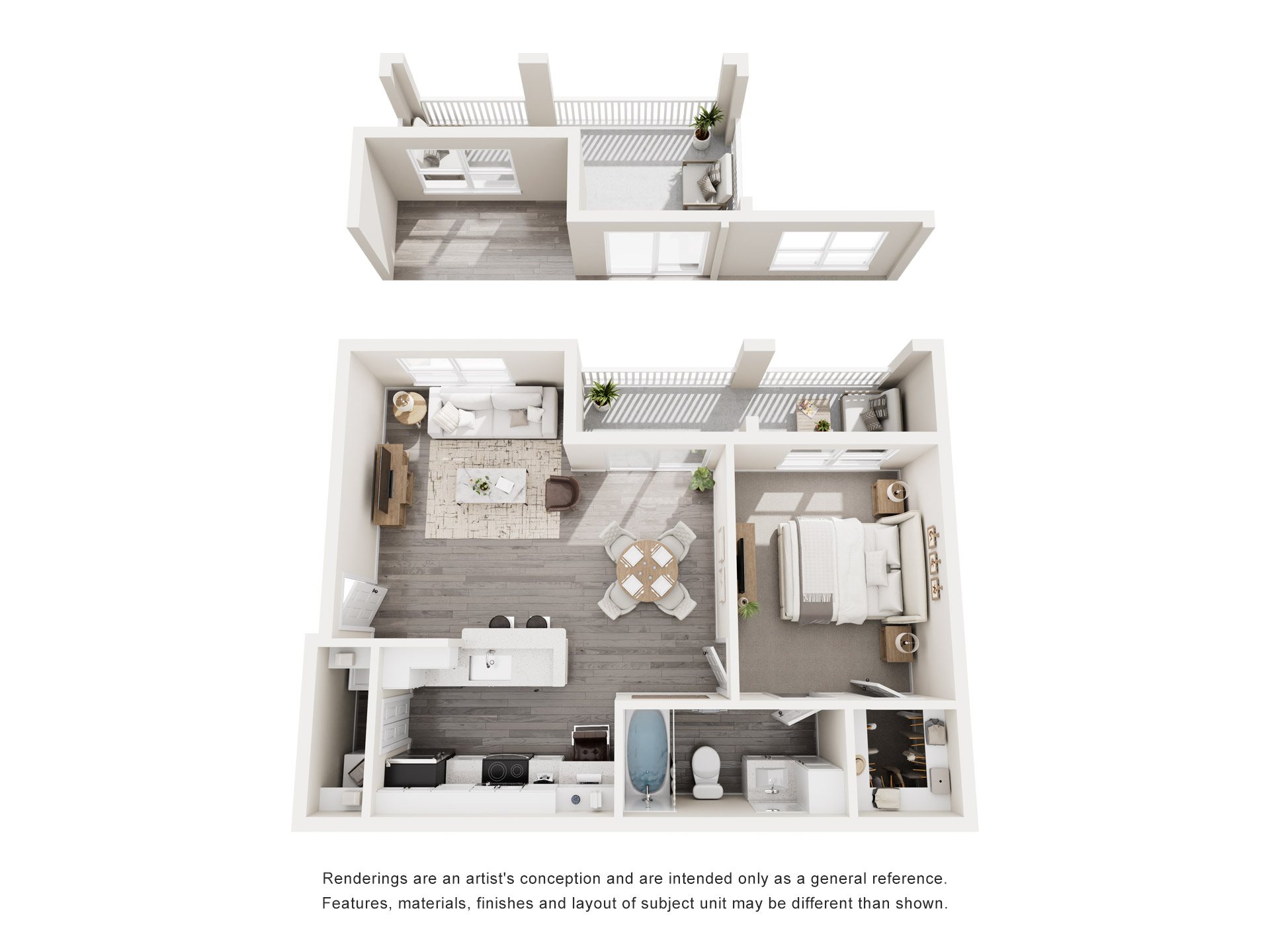 Floor plan layout diagram for 1B